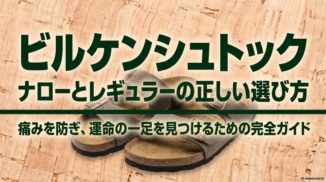 ビルケンシュトックのナロー幅とレギュラー幅の正しい選び方と痛みを防ぐ完全ガイドのタイトル画像