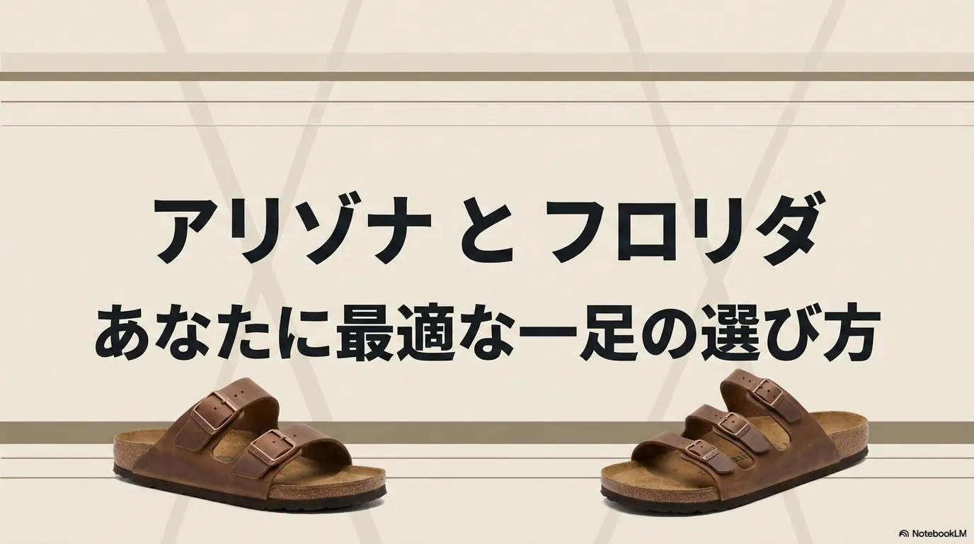 ビルケンシュトックのフロリダとアリゾナはどっちを選ぶ？