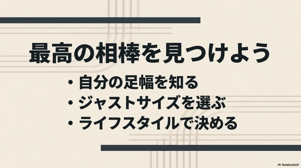 自分の足幅を知りジャストサイズとライフスタイルで決めるビルケンシュトックの最高の相棒の見つけ方