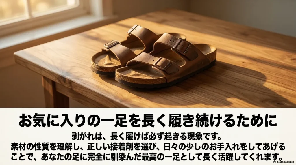 お気に入りの一足を長く履き続けるために。素材の性質を理解し正しい接着剤を選び手入れをすることで最高の一足として長く活躍する