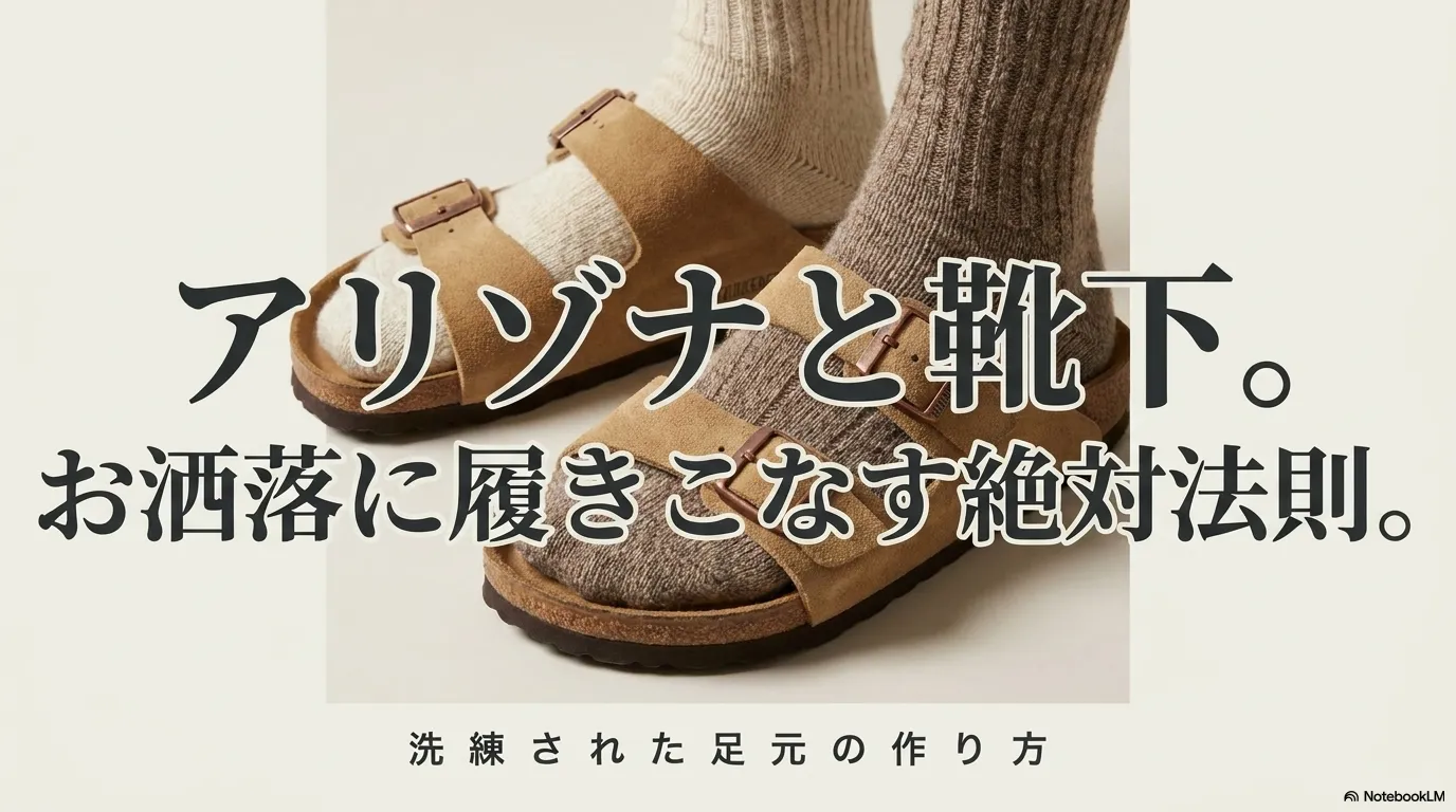 ビルケンシュトックのアリゾナと靴下をお洒落に履きこなす絶対法則と洗練された足元の作り方