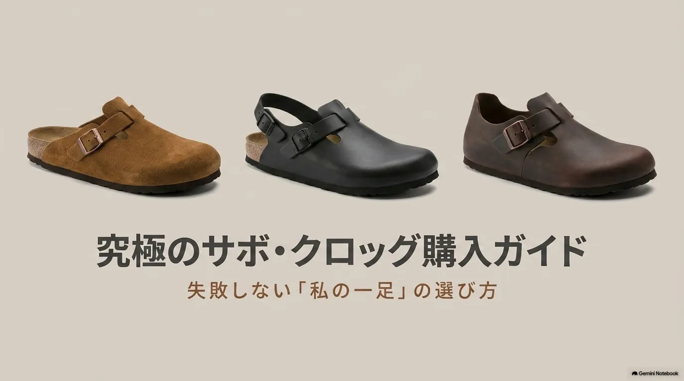 ビルケンシュトックのサボ・クロッグ購入ガイド。失敗しない私の一足の選び方。