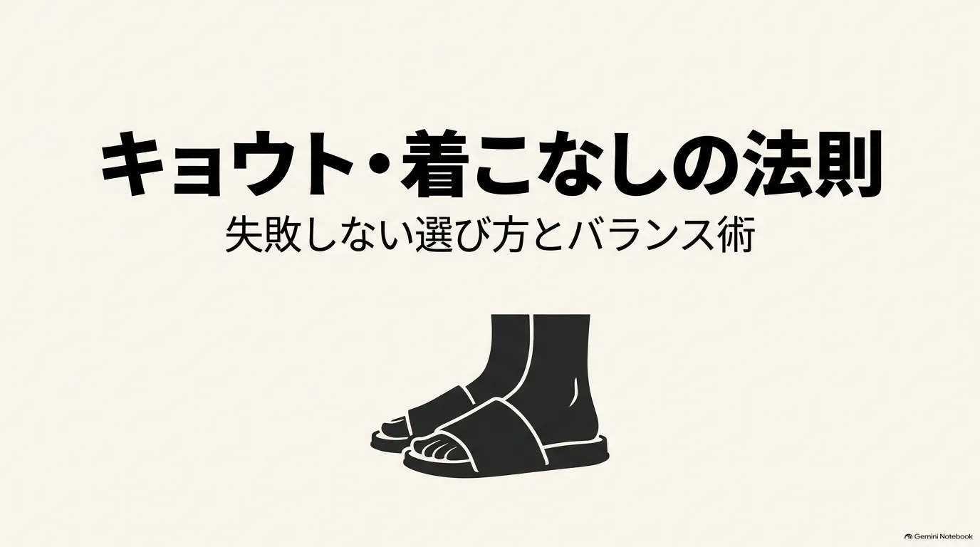 ビルケンシュトックKyotoの着こなしの法則と失敗しない選び方