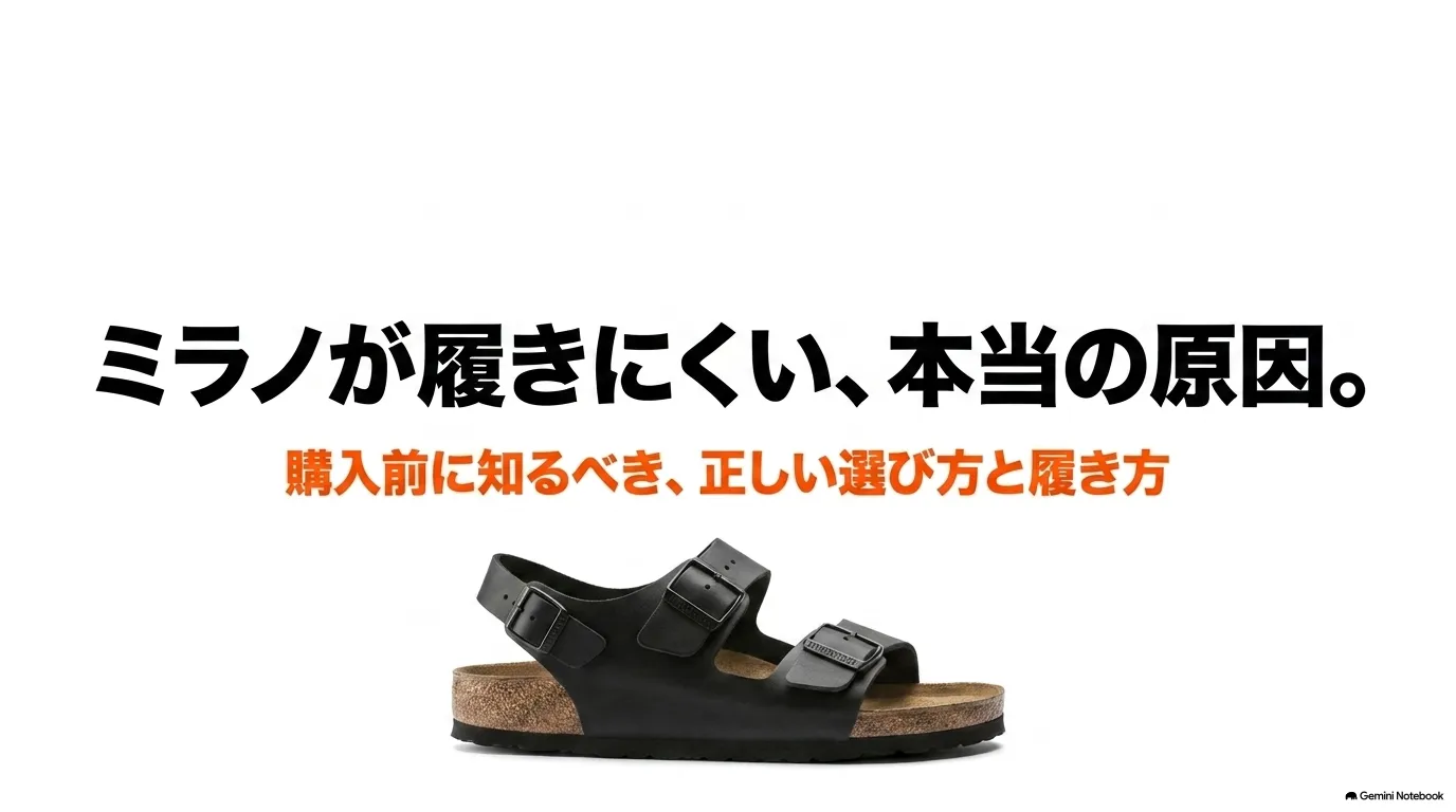ミラノが履きにくい原因と対策｜購入前に知るべき比較ポイント