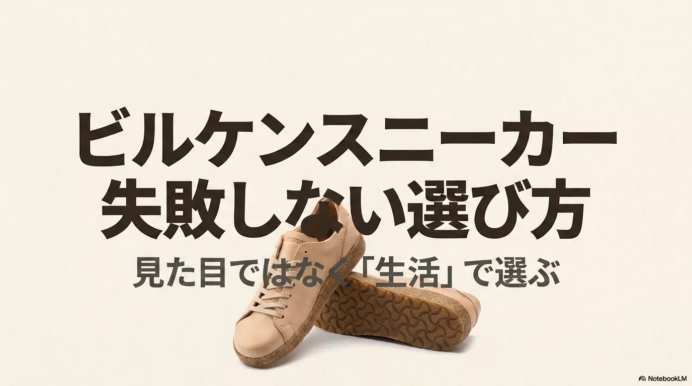 ビルケンスニーカーの失敗しない選び方。見た目ではなく生活で選ぶ