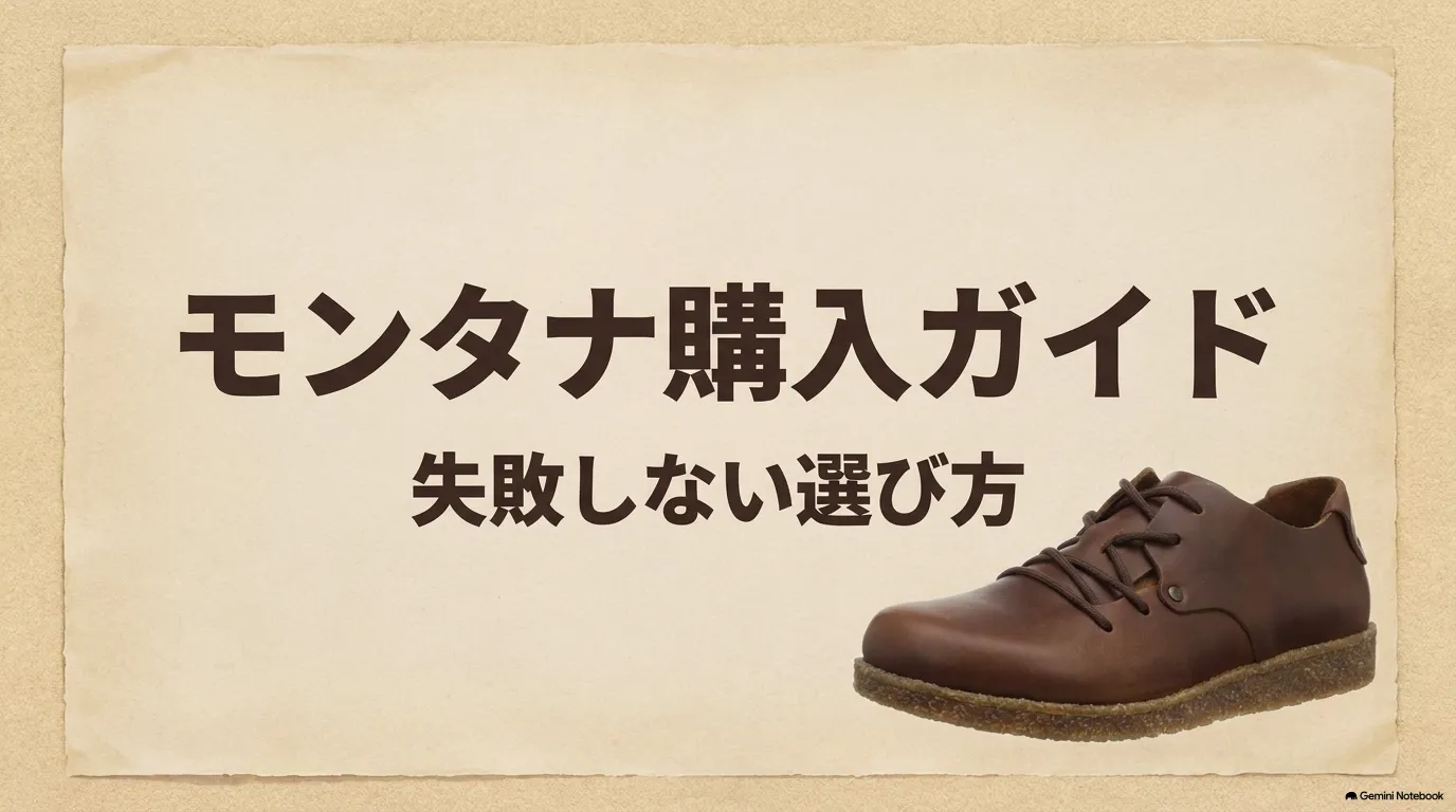 ビルケンシュトックモンタナ購入ガイド｜失敗しない選び方と注意点